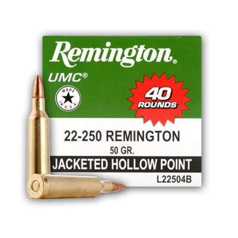 Remington 22 250 Ammunition Premier Pra2250rb 50 Grain Accutip 20 Rounds