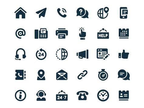 Mobile And Web Application Icon And Logo Design Set 34033898 Vector