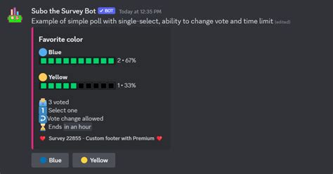 How To Create A Discord Poll Natively And With Subo A Discord Poll Bot