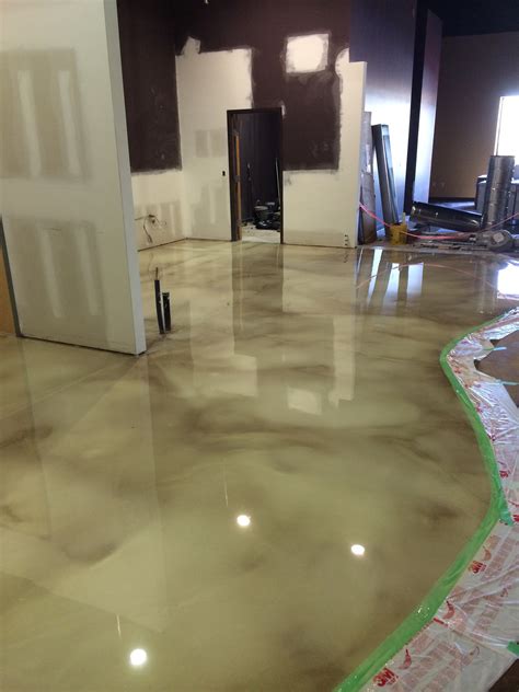 The best epoxy floor coating for a commercial kitchen is one with high build and nonslip qualities. Metallic Epoxy Photos