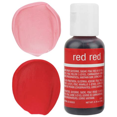 Red Red Chefmaster Gel Food Coloring Layer Cake Shop