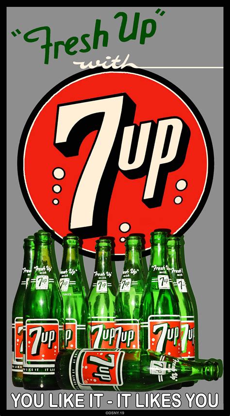 7up Vintage Soda 7up Bottles Fresh Up With 7up You Like It It Likes