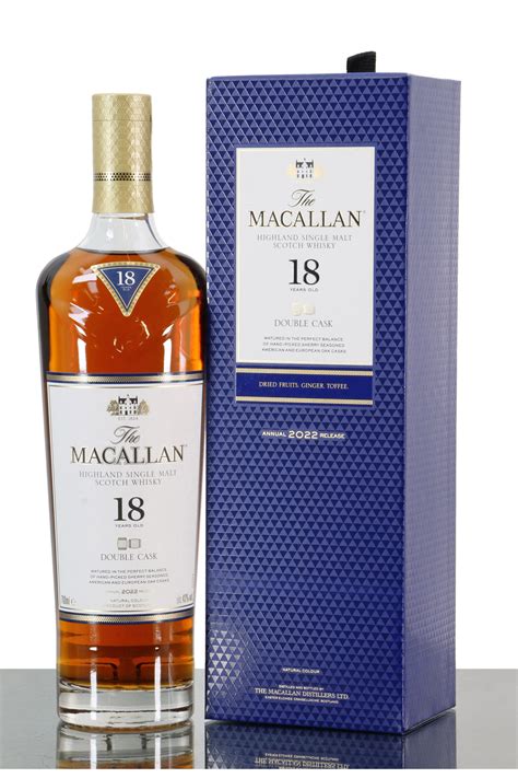 macallan 18 years old double cask 2022 release just whisky auctions