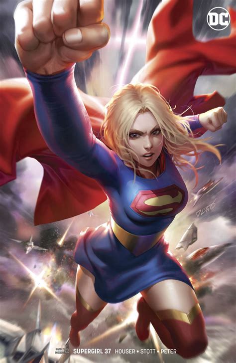 Oct190579 Supergirl 37 Card Stock Var Ed Previews World