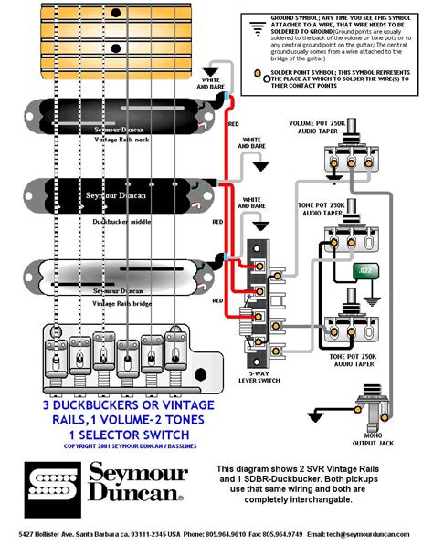 Lindy fralin blender fender stratocaster wiring harness 250k. Seymour Duncan Sh-4 Jb Wiring Diagram Single Pick Pickup