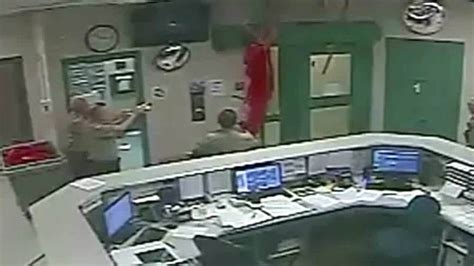 Inmate Attempts To Escape Falls Through Jail Ceiling