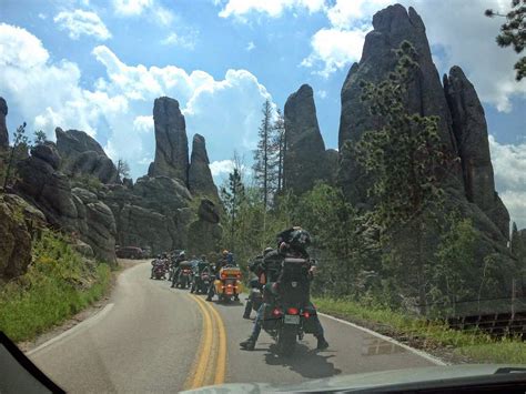 Trump supporters proudly displayed their allegiance at the rally in south dakota on saturday bikers from across the united states have descended on south dakota for the annual rally Needles Highway- Sturgis, South Dakota | South dakota ...