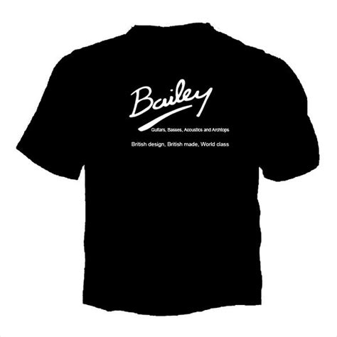 Bailey T Shirt Bailey Guitars