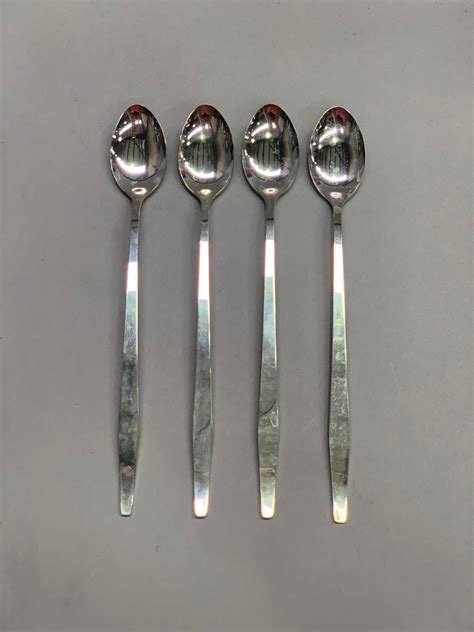 Sold Price Set Of Four Towle Sterling Mixing Spoons Approx 105 Grams
