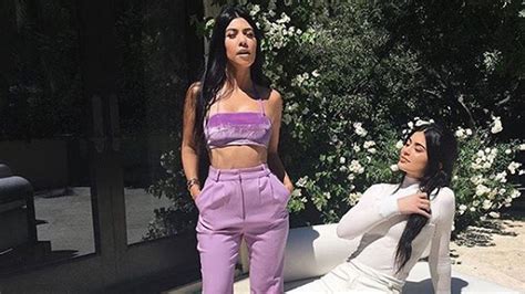 Kourtney Kardashian Poses In Wildly Sexy Style With Kylie Jenner While