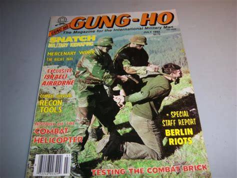Gung Ho Magazine For The Internationalmilitary Man July 1982 Volume 2