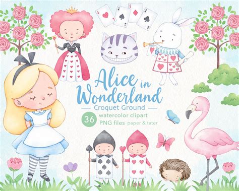 Alice In Wonderland Croquet Pink Halloween Home Decor Color Cute