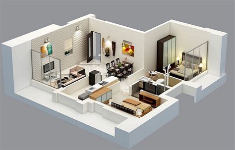 Bhk Apartment Cluster Layout Plan With Furniture Drawing Autocad File