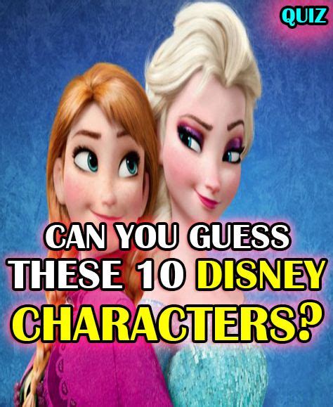 Well Give You A Few Clues Can You Guess These 10 Disney Characters Give It A Try Disney