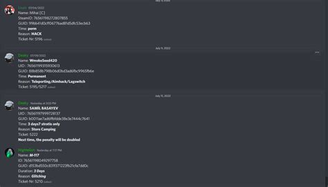 Add A Wall Of Shame To Discord Altis Life Discussion Forums