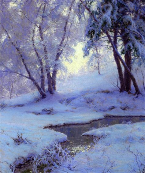 Winter Landscape Painting Walter Launt Palmer Oil Paintings