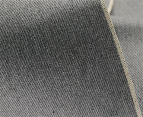 Grey Selvedge Bull Denim Twill Wingfly Textile