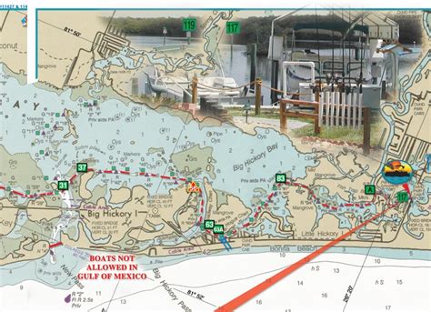 Boating Maps Bay Water Boat Rental