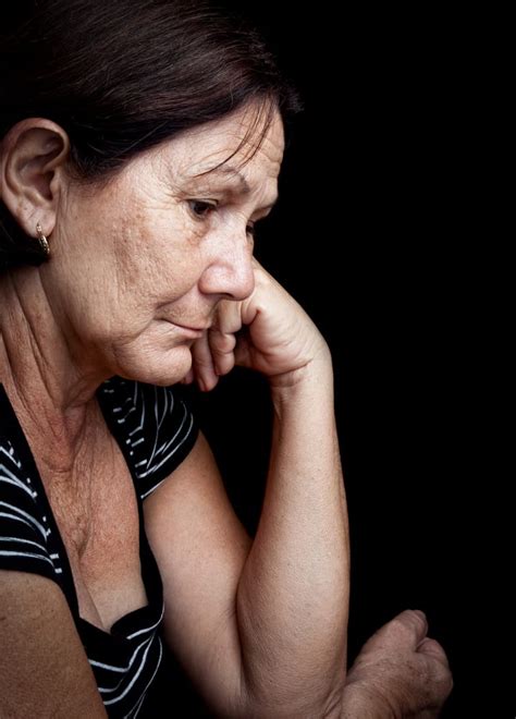 Depressed Older Woman Wyoming Department Of Health