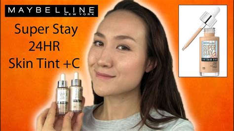 Maybelline Super Stay 24hr Skin Tint Vitamin C Wear Test And Review