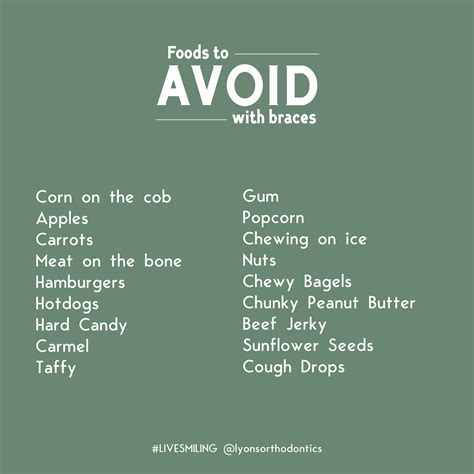 After you complete the procedure, you might find that your teeth feel a little sensitive. Eating with braces: Avoid these foods 🍿🍬🌭 Your diet is ...