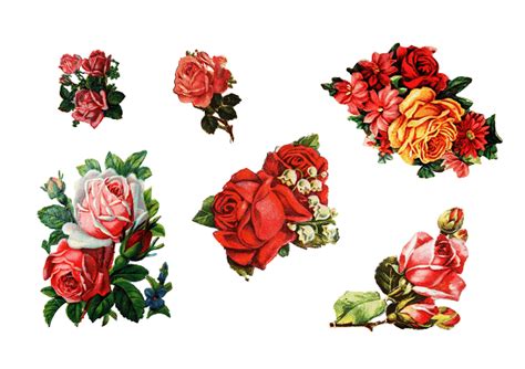 Roses Printable Stickers Free Printable Papercraft Templates