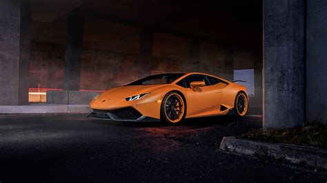 3840x2160 Lamborghini Huracan Orange 4k Hd 4k Wallpapers Images