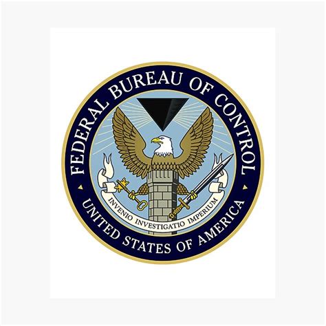 Federal Bureau Of Control Control Game Logo Photographic Print By