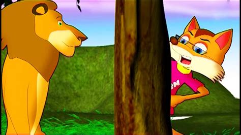 The Lion And Fox Funny Cartoons For Children Best Cartoon For Kids
