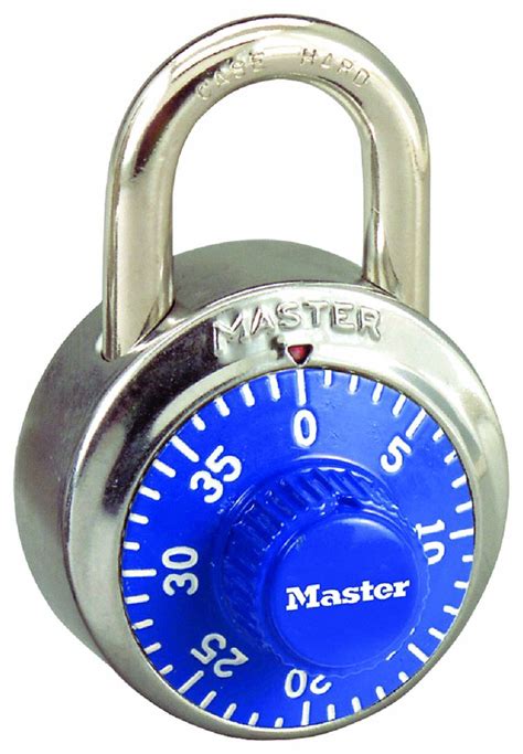 Master Lock Combination Padlock Single Preset Front Dial Location