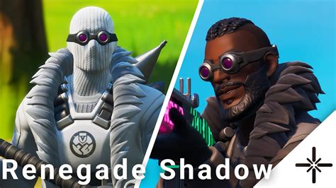 Leaked Renegade Shadow All Styles Fortnite Skin Gameplay With