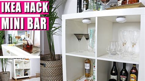 Glam Mini Bar Ikea Hack Youtube