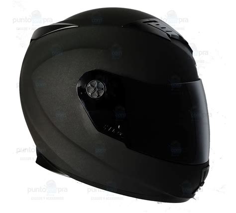 Casco Integral Certificado Ich 520 Negro Mate Visor Negro 145000