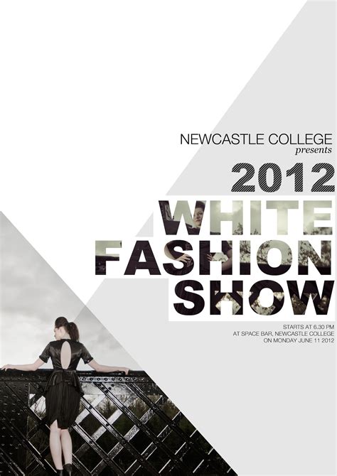 Proposed Poster For The Fashion Show Fashion Show Poster Fashion
