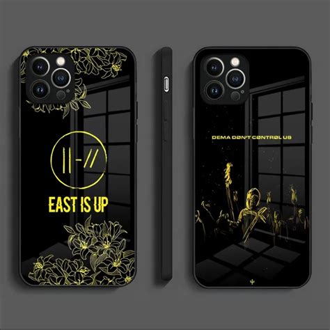 Twenty One Pilots Phone Case Tempered Glass For Iphone 13 Mini 12 11 14 Pro Max X Xr Xs 8 7 6s
