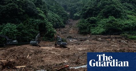 Deadly Floods And Landslides In Japan In Pictures World News The Guardian