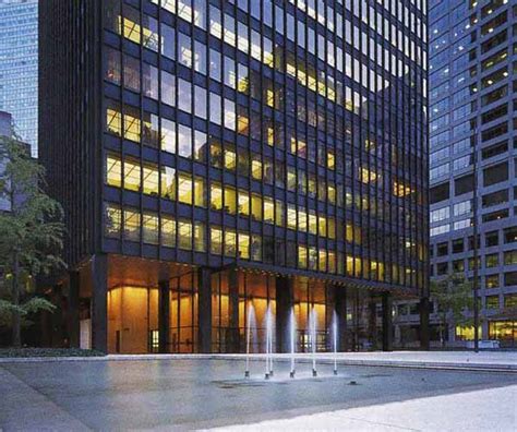 The Seagram Building Nyc Ludwig Mies Van Der Rohe Archistate