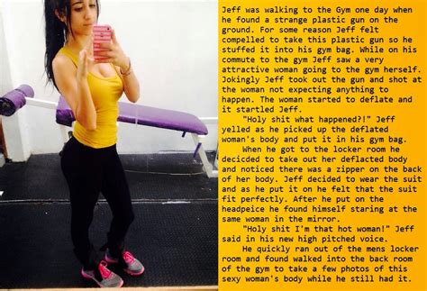 Lily S Tg Captions Costume Gun At The Gym