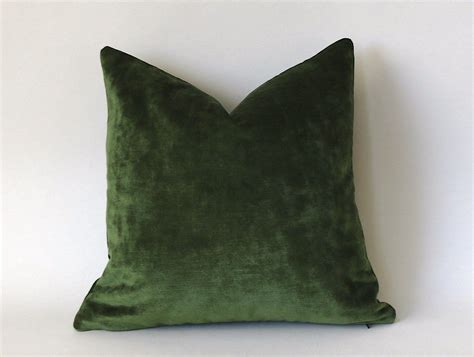 How do you arrange these pillows, which generally lie against the headboard? Dark Green Euro Sham or Accent sizes / Green Velvet 24x24 ...