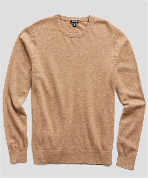 Todd Synder X Champion Cashmere Crewneck Sweater In Camel In Natural