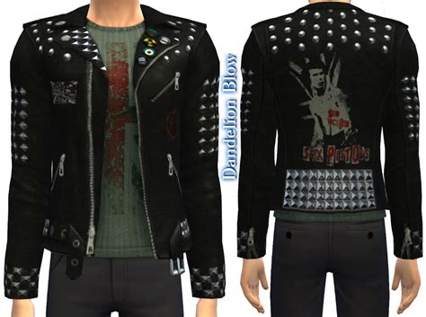 Pin By Rita Brito On Sims In 2021 Sims 4 Clothing Punk Jackets Sims 4