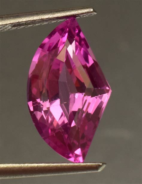 Natural Certified Pink Sapphire Triangle Cut Loose Gemstone 5 Etsy