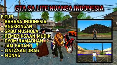 Rilis Gta Sa Lite Nuansa Indonesia Support Ram 1gb Terbaru Cuma 100mb