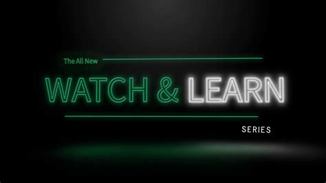 Watch And Learn Teaser Youtube