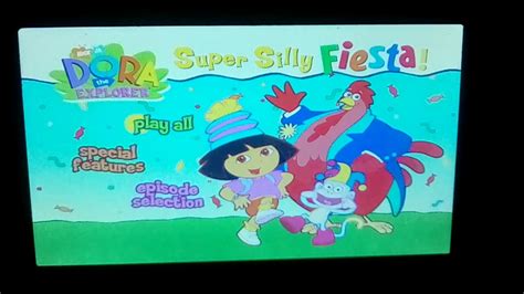 Dora The Explorer Super Silly Fiesta 2004 Dvd Menu Walkthrough Youtube
