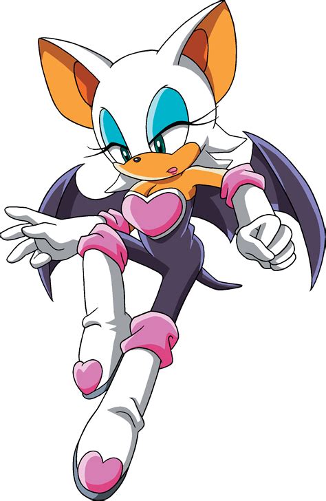 Sonic X Rouge The Bat Series Transparent Background Png Mart My Xxx Hot Girl