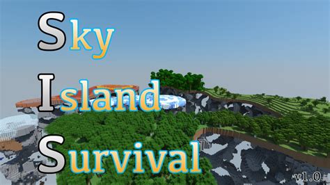 Sky Island Survival Version 10 Minecraft Map