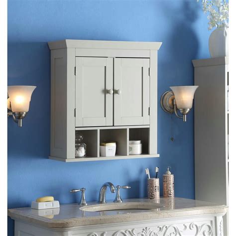 Chances are you'll found one other black wall mounted bathroom cabinet better design ideas. 4D Concepts Rancho 22.4 in. W Wall Cabinet in Vanilla ...