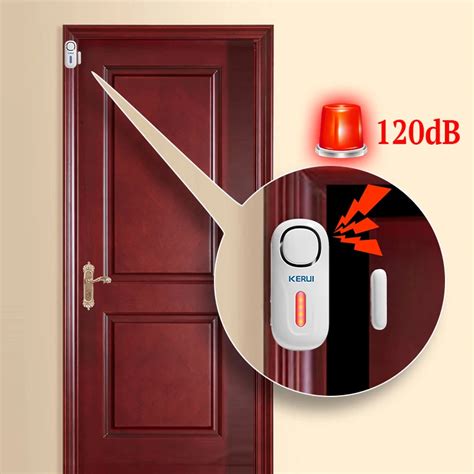 Wifil Gsm Magnetic Door Sensor With Led Light Anti Theft Alarm System