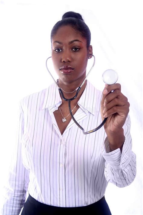 Medical Nurse Doctor Stock Image Image Of Caring Black 813469